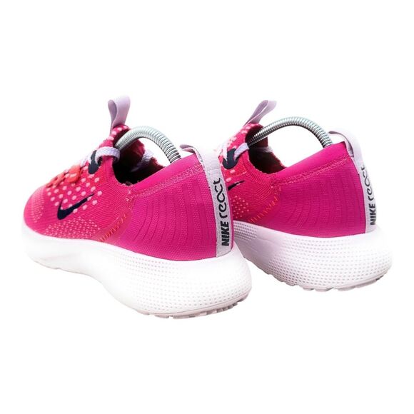 Nike Women's Size 9.5  React Escape Run Flyknit Athletic Shoes Pink  DC4269-600 - Picture 7 of 11